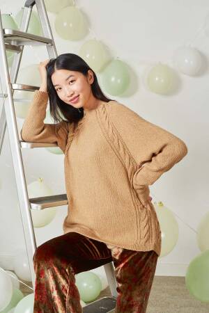Strickset Pullover Lang Yarns REGINA CECILE mit Anleitung in garnwelt-Box S