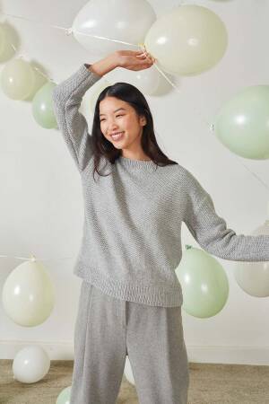 Strickset Pullover Lang Yarns LAMBSWOOL EMANUELA mit Anleitung in garnwelt-Box S