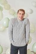 Strickset Pullover Lang Yarns LAMBSWOOL MAX mit Anleitung in garnwelt-Box S