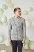 Strickset Pullover Lang Yarns LAMBSWOOL MAX mit Anleitung in garnwelt-Box S