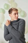 Strickset Jacke Lang Yarns LAMBSWOOL ADAM mit Anleitung in garnwelt-Box S