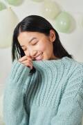Strickset Pullover Lang Yarns LAMBSWOOL  LACE LAME GRETA...