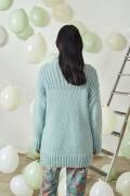 Strickset Pullover Lang Yarns LAMBSWOOL  LACE LAME GRETA mit Anleitung in garnwelt-Box