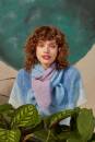Knitting set Shawlette MOHAIR 21 with knitting instructions in garnwelt box in size ca 20 x 90 cm