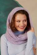 Strickset Loop Lang Yarns MOHAIR  SASKIA mit Anleitung in garnwelt-Box ca 80 x 40 cm