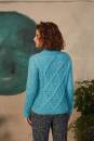 Knitting set Sweater  with knitting instructions in garnwelt box in size S