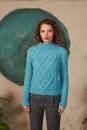 Knitting set Sweater  with knitting instructions in garnwelt box in size S