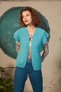 Strickset Weste Lang Yarns LAMBSWOOL EVA mit Anleitung in garnwelt-Box S