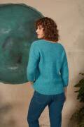 Strickset Pullover Lang Yarns LAMBSWOOL  LACE EMMA mit Anleitung in garnwelt-Box S-M