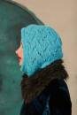 Knitting set Lacy hood SURI ALPACA with knitting instructions in garnwelt box