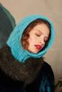 Knitting set Lacy hood SURI ALPACA with knitting instructions in garnwelt box