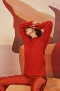 Strickset Pullover Lang Yarns CARPE DIEM MAXINE mit Anleitung in garnwelt-Box S
