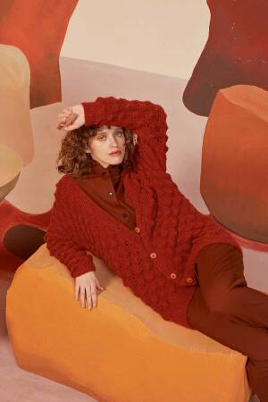 Strickset Jacke Lang Yarns SURI ALPACA MABEL mit Anleitung in garnwelt-Box