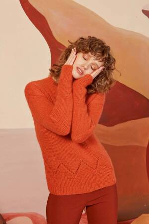 Strickset Pullover Lang Yarns CASHMERE LIGHT ISOLDE mit Anleitung in garnwelt-Box S-M