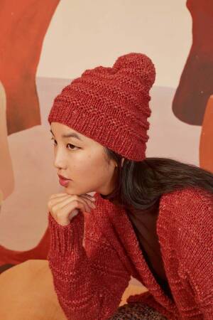Strickset Mütze Lang Yarns YOKO VRONI mit Anleitung in garnwelt-Box DG