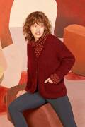 Knitting set Cardigan ENYA with knitting instructions in garnwelt box in size S-M