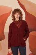 Knitting set Cardigan ENYA with knitting instructions in garnwelt box in size S-M