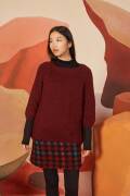 Knitting set Top down sweater ENYA with knitting instructions in garnwelt box