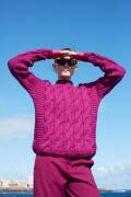 Knitting set Sweater MEMORY with knitting instructions in garnwelt box