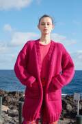 Strickset Long jacket WAD WOOLADDICTS MEMORY OCEAN LOVER mit Anleitung in garnwelt-Box