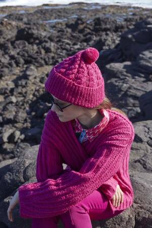 Strickset Hat WAD WOOLADDICTS HONESTY SALTY AIR mit Anleitung in garnwelt-Box