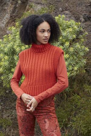 Strickset Slipover WAD WOOLADDICTS MEMORY ROCK BOTTOM mit Anleitung in garnwelt-Box