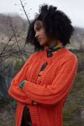 Knitting set Cardigan GLORY with knitting instructions in garnwelt box
