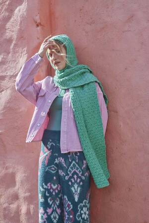 Strickset Scarf WAD WOOLADDICTS HONESTY CHASE DREAMS mit Anleitung in garnwelt-Box ca 28 x 180 cm