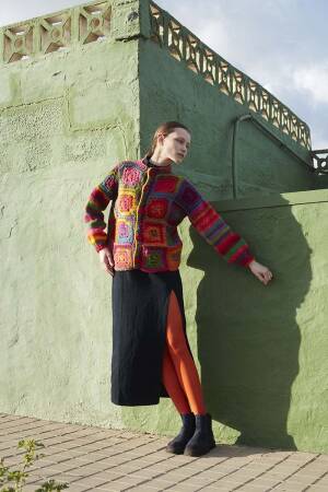 Strickset Cardigan WAD WOOLADDICTS MYSTERY WISHFUL THINKING mit Anleitung in garnwelt-Box