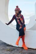 Strickset Crocheted scarf WAD WOOLADDICTS MYSTERY TRUST THE MAGIC mit Anleitung in garnwelt-Box ca 19 x 230 cm