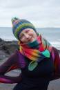 Strickset Scarf with hood WAD WOOLADDICTS MYSTERY BE A RAINBOW mit Anleitung in garnwelt-Box