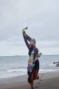 Strickset Scarf with hood WAD WOOLADDICTS MYSTERY BE A RAINBOW mit Anleitung in garnwelt-Box