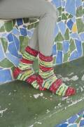 Strickset Socken Lang Yarns Move MOSAIC PIECES mit Anleitung in garnwelt-Box S36-39