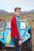 Strickset Unisex Pullover Lang Yarns Poseidon ERIC mit Anleitung in garnwelt-Box S-M