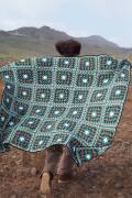 Strickset Plaid Lang Yarns Poseidon ZELIA mit Anleitung...