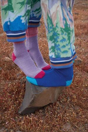Strickset Socken Lang Yarns Poseidon EDITH mit Anleitung in garnwelt-Box S36-39