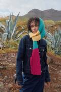 Knitting set Scarf POSEIDON with knitting instructions in...