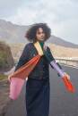 Knitting set Scarf POSEIDON with knitting instructions in garnwelt box in size ca 20 x 200 cm