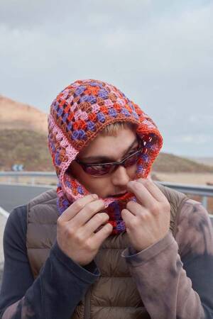 Knitting set Balaclava POSEIDON with knitting instructions in garnwelt box