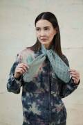 Strickset Schal Lang Yarns Cashmere Lace OLIVIA mit Anleitung in garnwelt-Box ca 14 x 106 cm