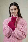 Knitting set Wrist warmers CASHMERE LACE with knitting instructions in garnwelt box in size ca 18 x 21 cm