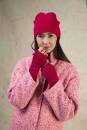 Knitting set Wrist warmers CASHMERE LACE with knitting instructions in garnwelt box in size ca 18 x 21 cm