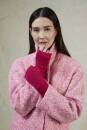Knitting set Wrist warmers CASHMERE LACE with knitting instructions in garnwelt box in size ca 18 x 21 cm
