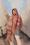 Knitting set Scarf ORION with knitting instructions in garnwelt box in size ca 35 x 179 cm
