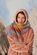 Knitting set Scarf ORION with knitting instructions in garnwelt box in size ca 35 x 179 cm