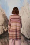 Strickset Jacke Lang YarnsOrion NINA mit Anleitung in garnwelt-Box one size