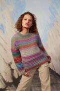 Knitting set Sweater ORION with knitting instructions in garnwelt box in size S-M