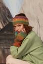 Knitting set Headband ORION with knitting instructions in garnwelt box