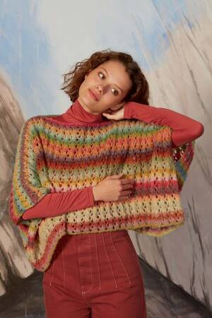 Strickset Pullunder Lang YarnsOrion RUTH mit Anleitung in garnwelt-Box S-M
