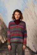 Strickset Pullover Lang YarnsOrion KARIN mit Anleitung in garnwelt-Box S-M